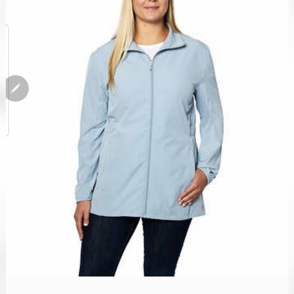 Hang Ten Ladies' Hybrid Jacket blue fog nwt large